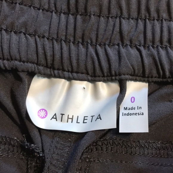 Athleta ladies black gym workout legging joggers size 0 - Picture 11 of 12